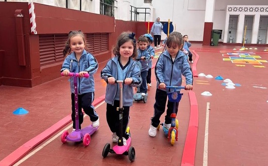 Los escolares de ‘La Inmaculada’ se conciencian en educación vial