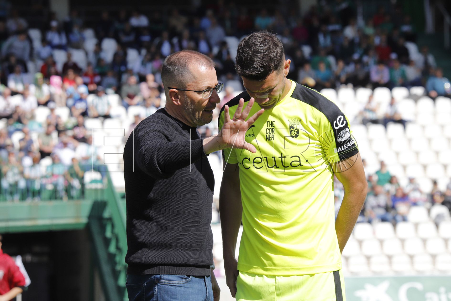 JJ Romero, técnico del Ceuta: «Este empate es de mucho valor»