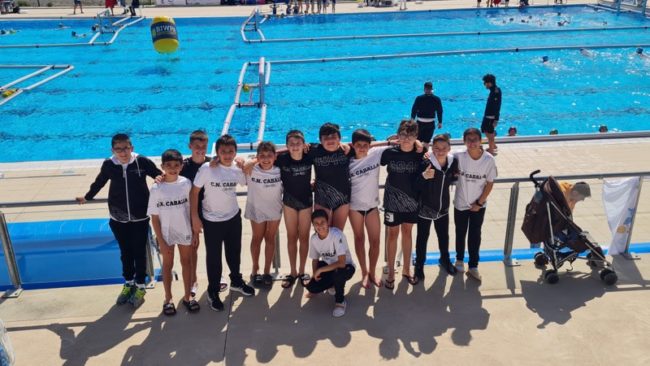 Los pequeños del CN Caballa acaban con buenas sensaciones en el campeonato en Tarragona