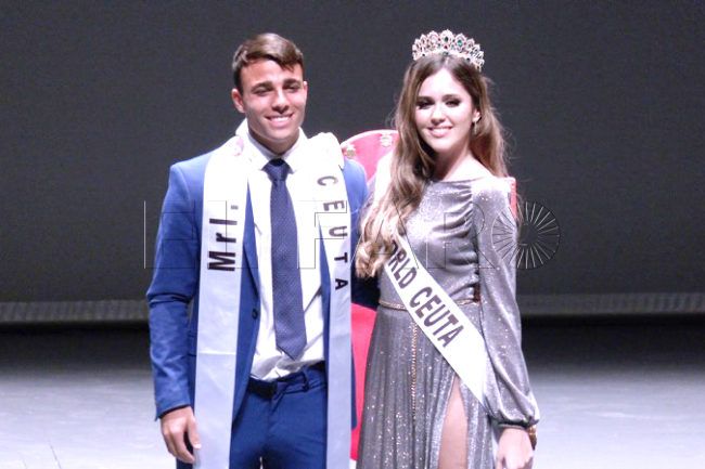 Iván Breñé y Yaiza Rivero, ganadores del certamen de belleza de Ceuta