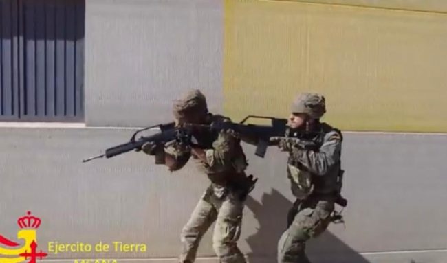 El Regimiento de Ingenieros 7, como un tiro en Cerro Muriano