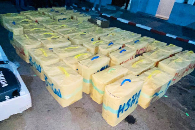 Un español, entre los narcos detenidos en una lancha con 3,5 toneladas de hachís