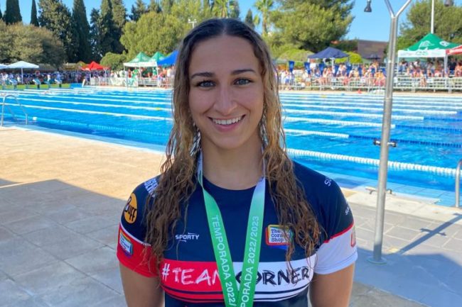 Noor Abdeselam repite medalla, esta vez plata en 50 metros braza