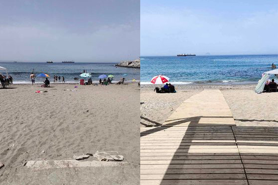 La rampa «de toda la vida» de la playa de Benítez cambia de ubicación