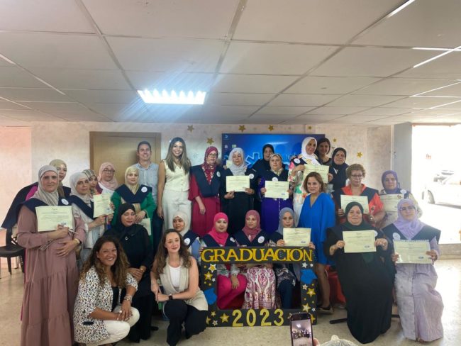 SAMU concluye el proyecto de alfabetización de 20 mujeres sin empleo