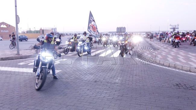 La Marina ruge en la III Ruta Nocturna del Motoclub Ceuta Adventure Trail