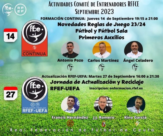 Actividades del Comité de Entrenadores