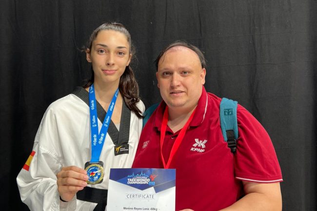 Lena Moreno, la campeona de taekwondo con raíces caballas: «En Ceuta soy yo misma»