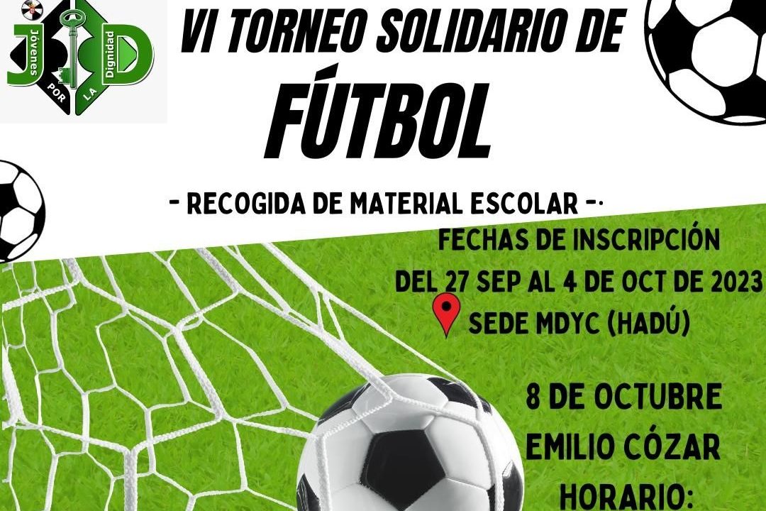 El MDyC organiza el VI Torneo Solidario de fútbol