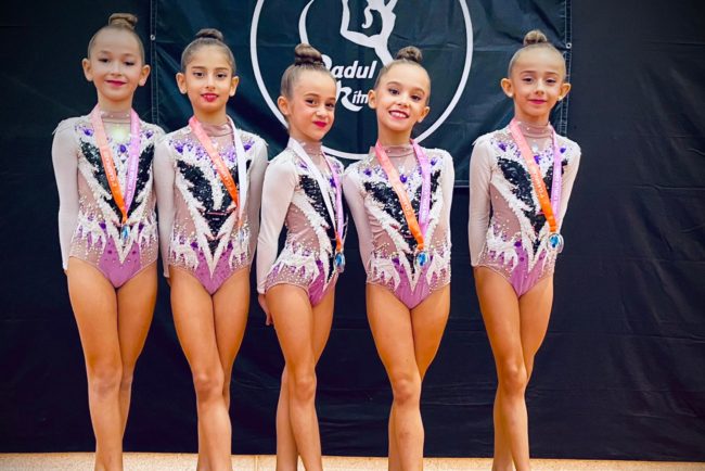 La gimnasia ceutí se trae tres medallas del torneo de Padul