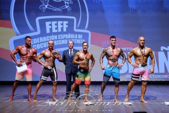 Marcelo Hernández campeón de España de Fisioculturismo en la categoría ‘Men’s Physique Máster’