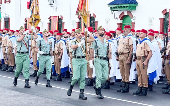 Regulares y Legión, unidos por su Patrona y con recuerdo para Abdel-lah