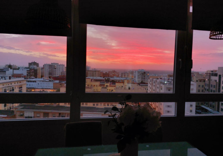 atardecer