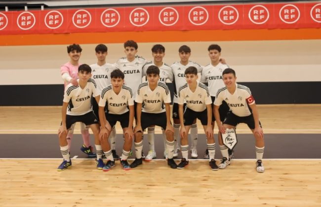 La selección sub-16 de Ceuta sucumbe ante Madrid (2-6)
