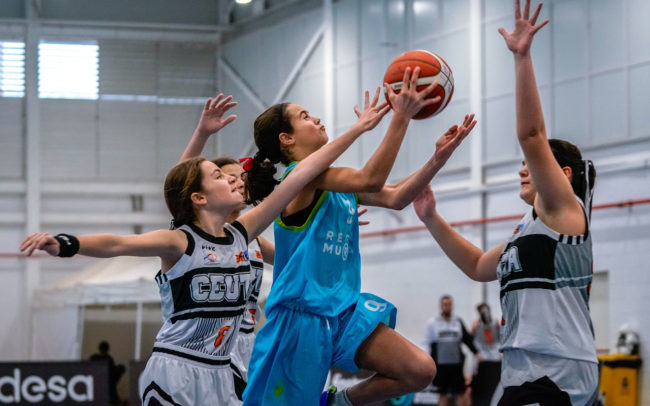 Derrotas de Ceuta ante Melilla en la última jornada del Nacional de Minibasket