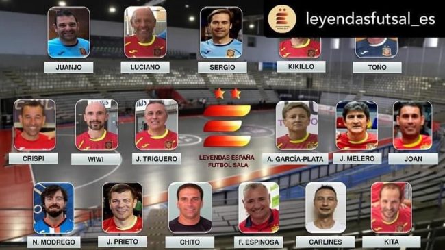 Chito jugará este sábado con la selección española de veteranos