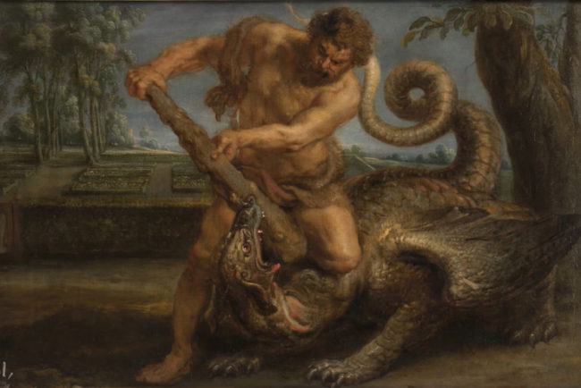 Una obra del pintor barroco Pedro Pablo Rubens, en las Murallas Reales