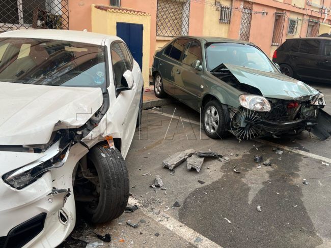 Aparatoso accidente en el Mixto con 4 vehículos dañados