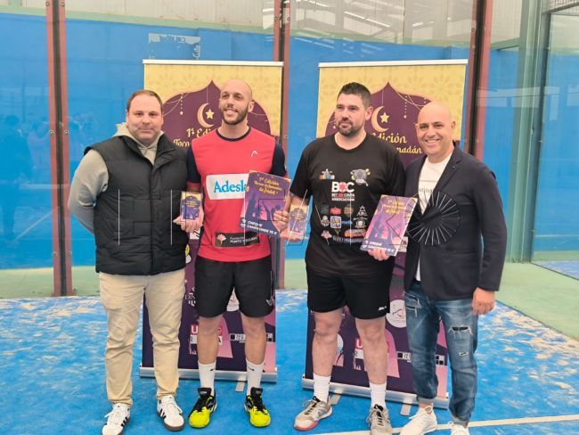 Chico y Carlos Malia ganan el Torneo de Ramadán de pádel