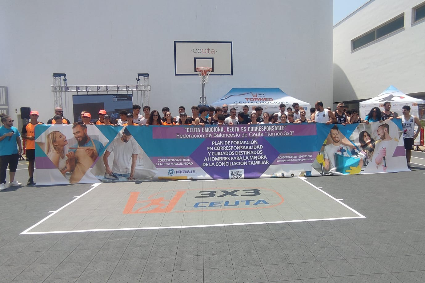La plaza Nelson Mandela será el epicentro del torneo 3×3 Ceuta Emociona