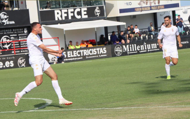Adil da esperanzas al Ceuta B en la eliminatoria contra el Lucena (1-1)