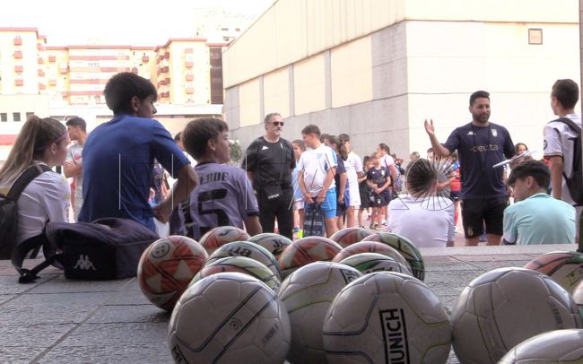 La AD Ceuta organiza su segundo ‘Campus de fútbol-sala’ con 120 participantes