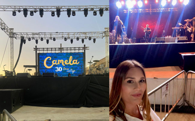 De Córdoba a Ceuta: la alegría de una fan en el concierto de Camela     