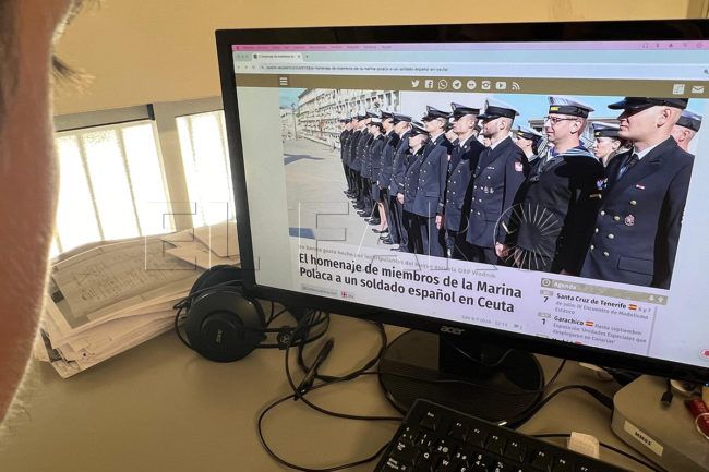 La Marina de Polonia recuerda al cabo Palacios
