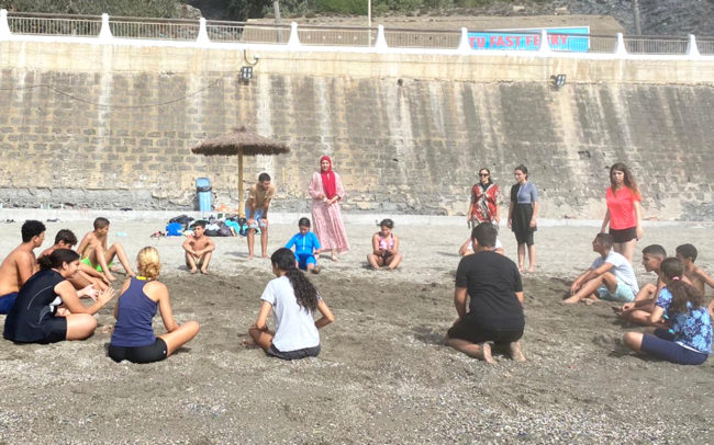 Jóvenes por la Dignidad organiza una yincana en el Chorrillo