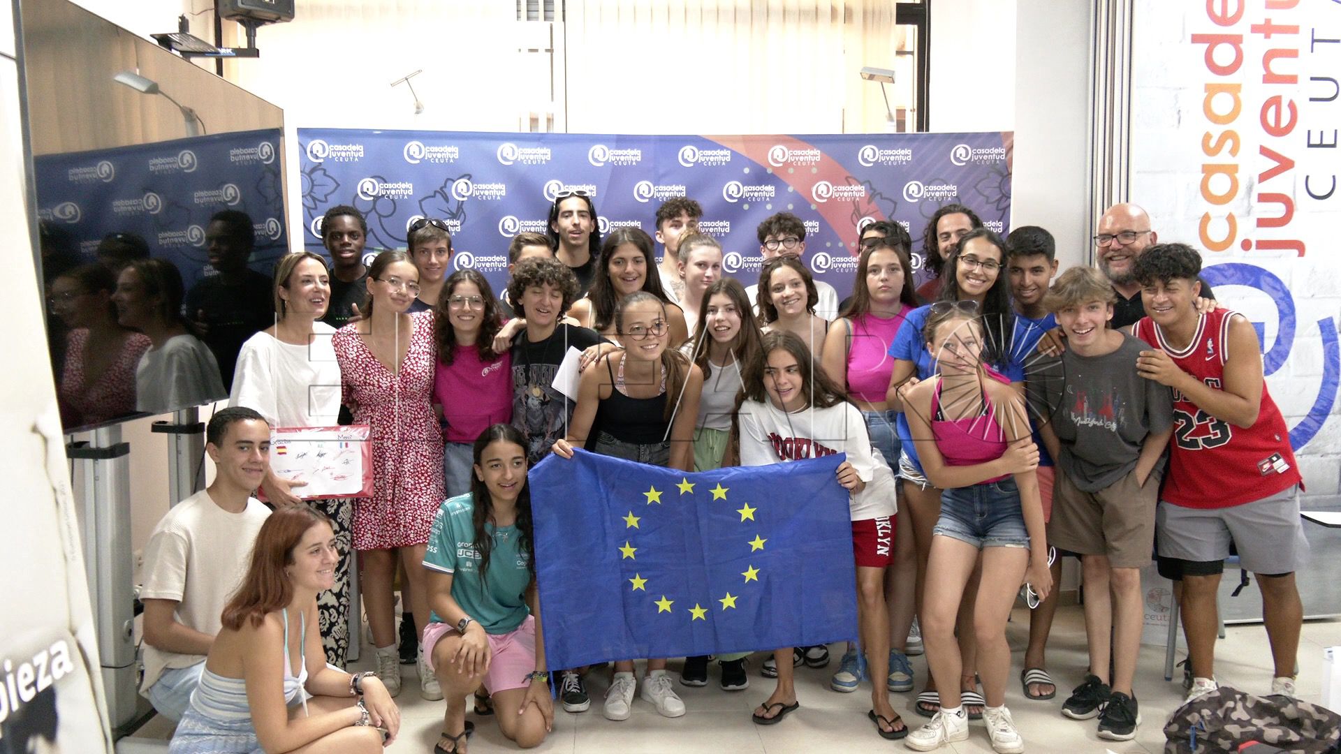 Erasmus + Juventud: alumnos franceses de visita en Ceuta