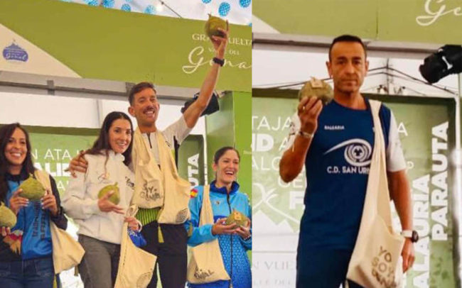 Evaristo Casares y Elena López, campeones de la Ultra Gran Vuelta Valle del Genal