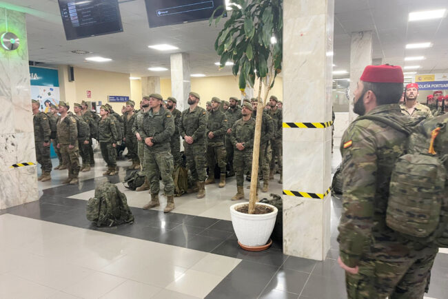 Regulares concluye con éxito el ejercicio Kudia Tahar en el centro de adiestramiento de Chinchilla