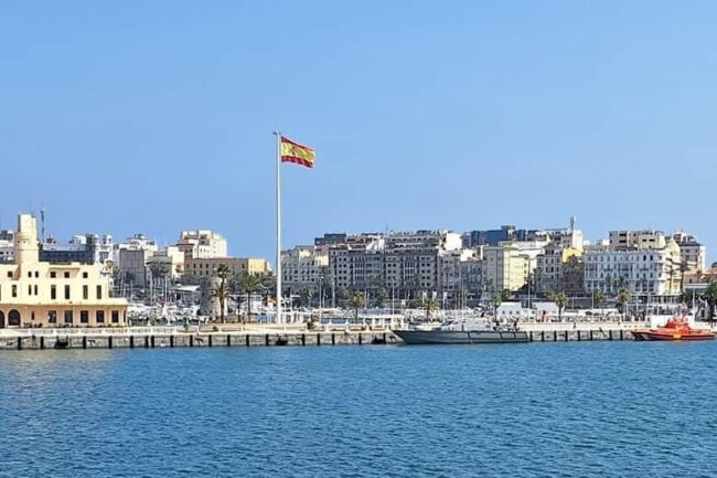 Desde la bahía de Ceuta