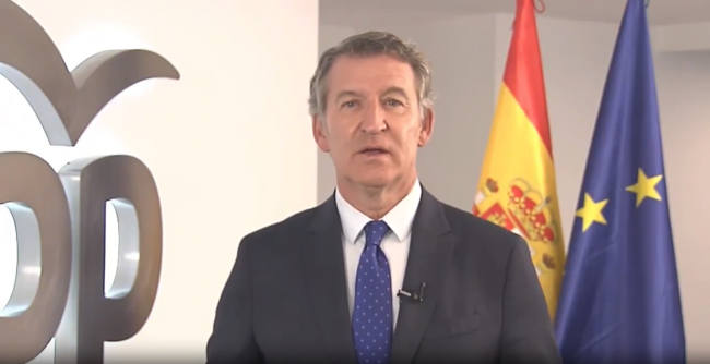 El vídeo de Feijóo