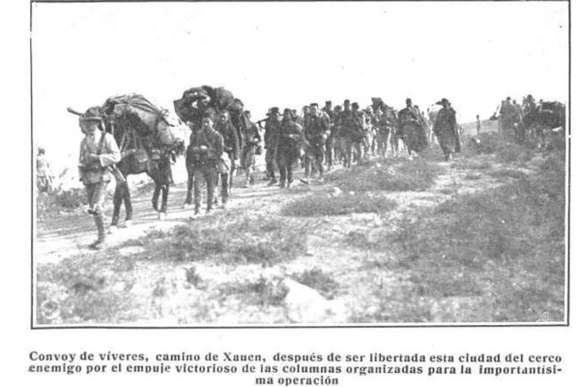 El repliegue de Xauen