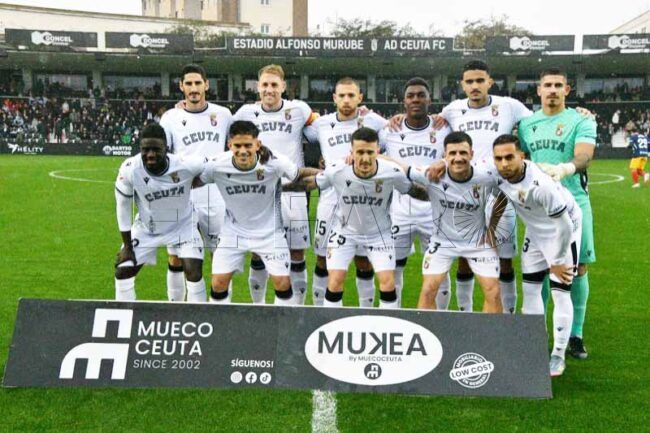 1×1 del AD Ceuta-Andorra: la lluvia y los tricolores no pueden con el bólido caballa