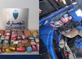 Cruza la frontera con hachís en el coche: iba con su hijo, menor de edad