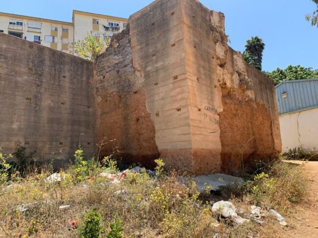 Obras de emergencia en las Murallas Meriníes para subsanar los daños de las borrascas
