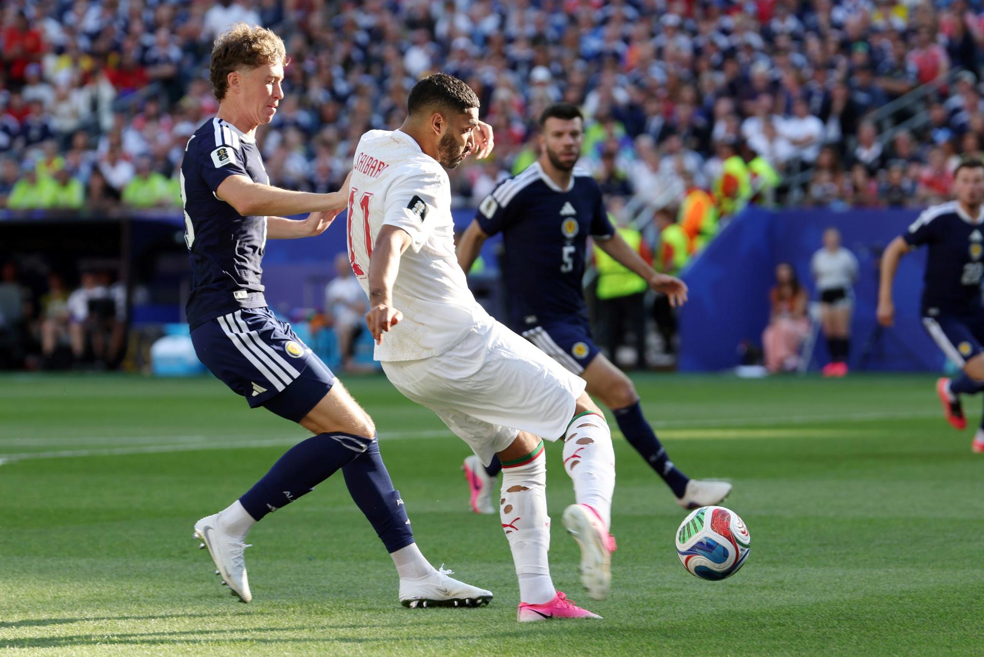 Gol de Saibari a los 71 segundos da la victoria a Marruecos ante Escocia en el Mundial 2026