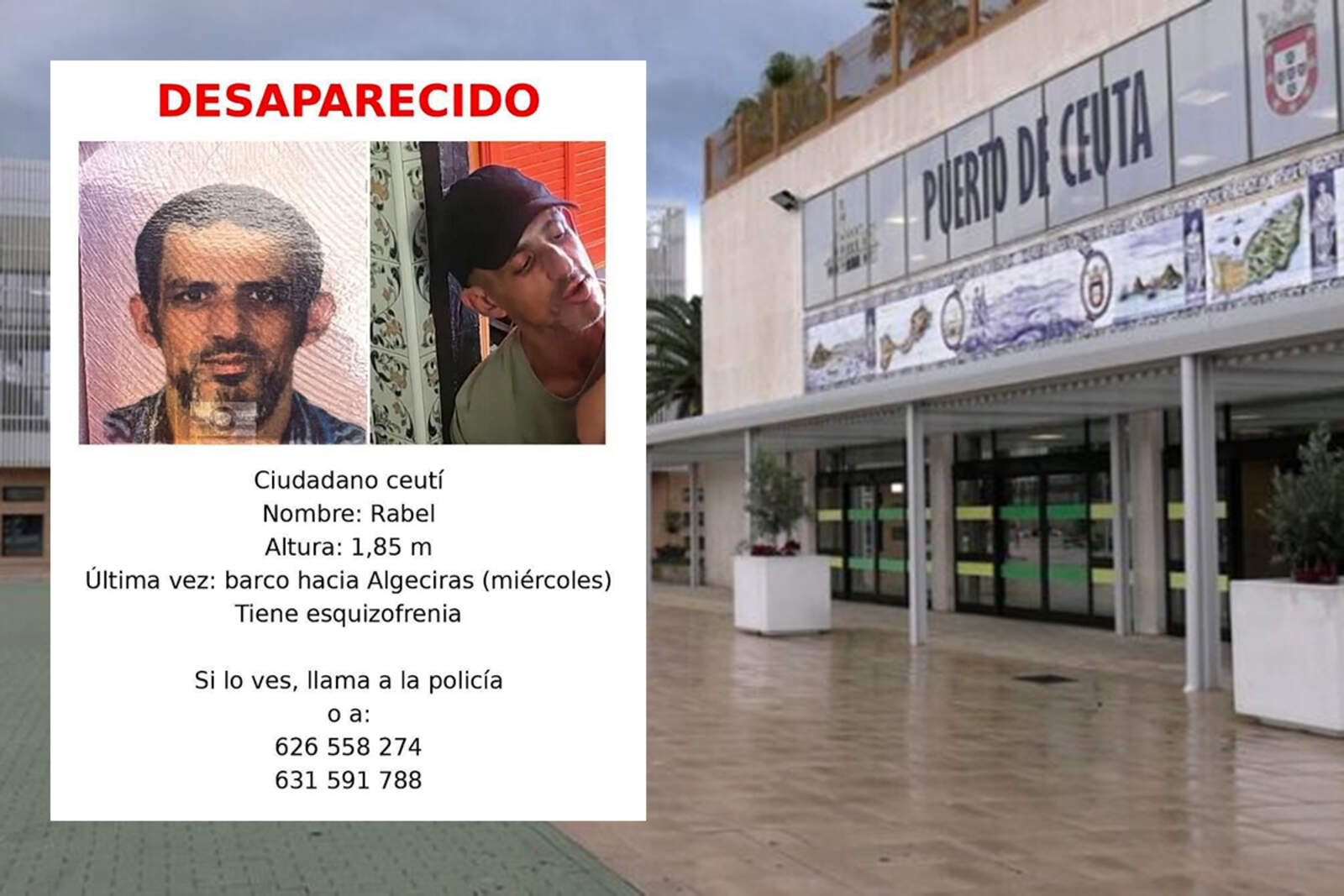 Desaparecido: una familia de Ceuta pide ayuda para localizar a este hombre