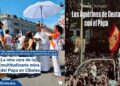El Padre Alberto, protagonista de una imagen viral durante la visita del Papa León XIV