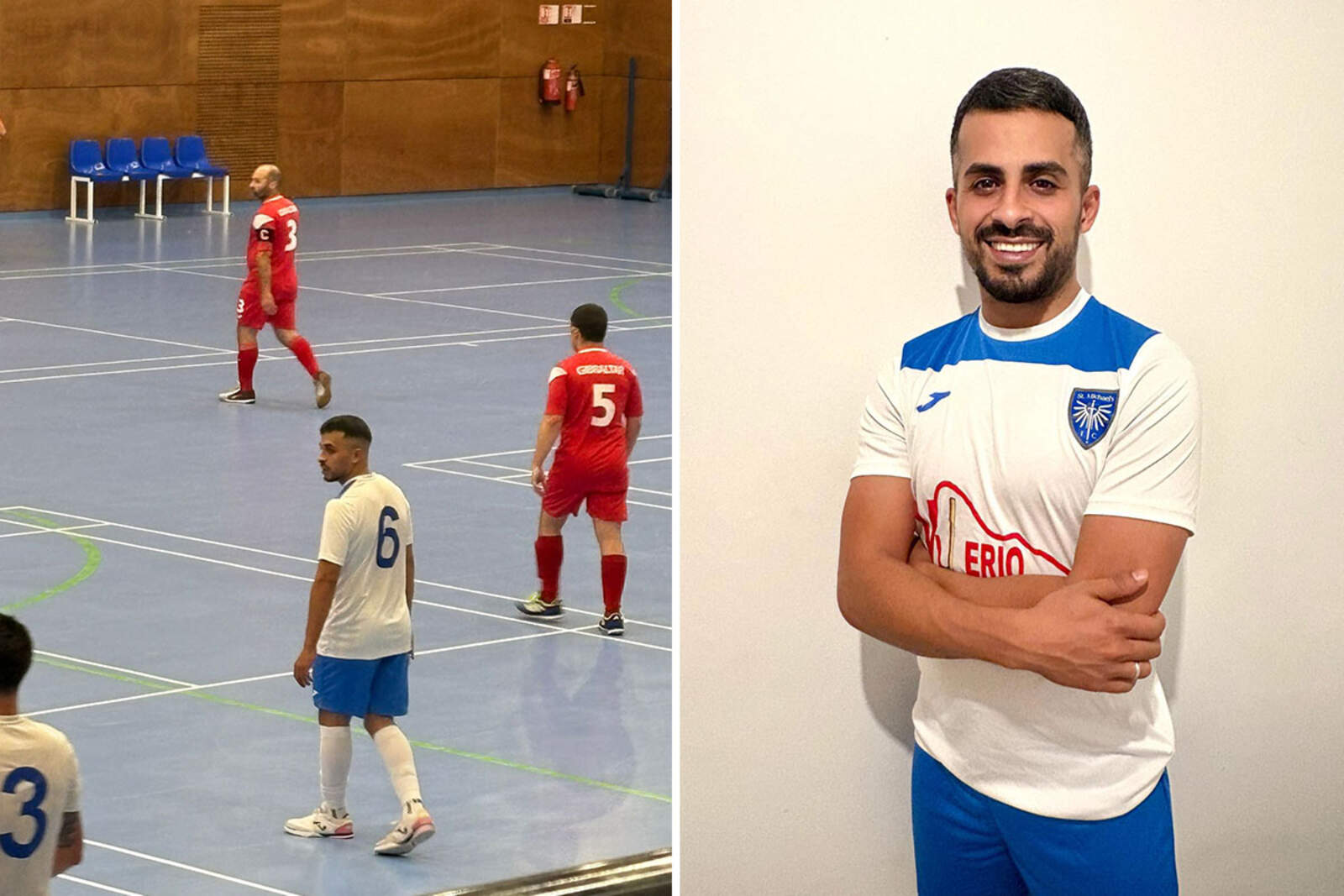 Mustafa Chairi, del regreso al fútbol sala a consolidar un sueño en Gibraltar