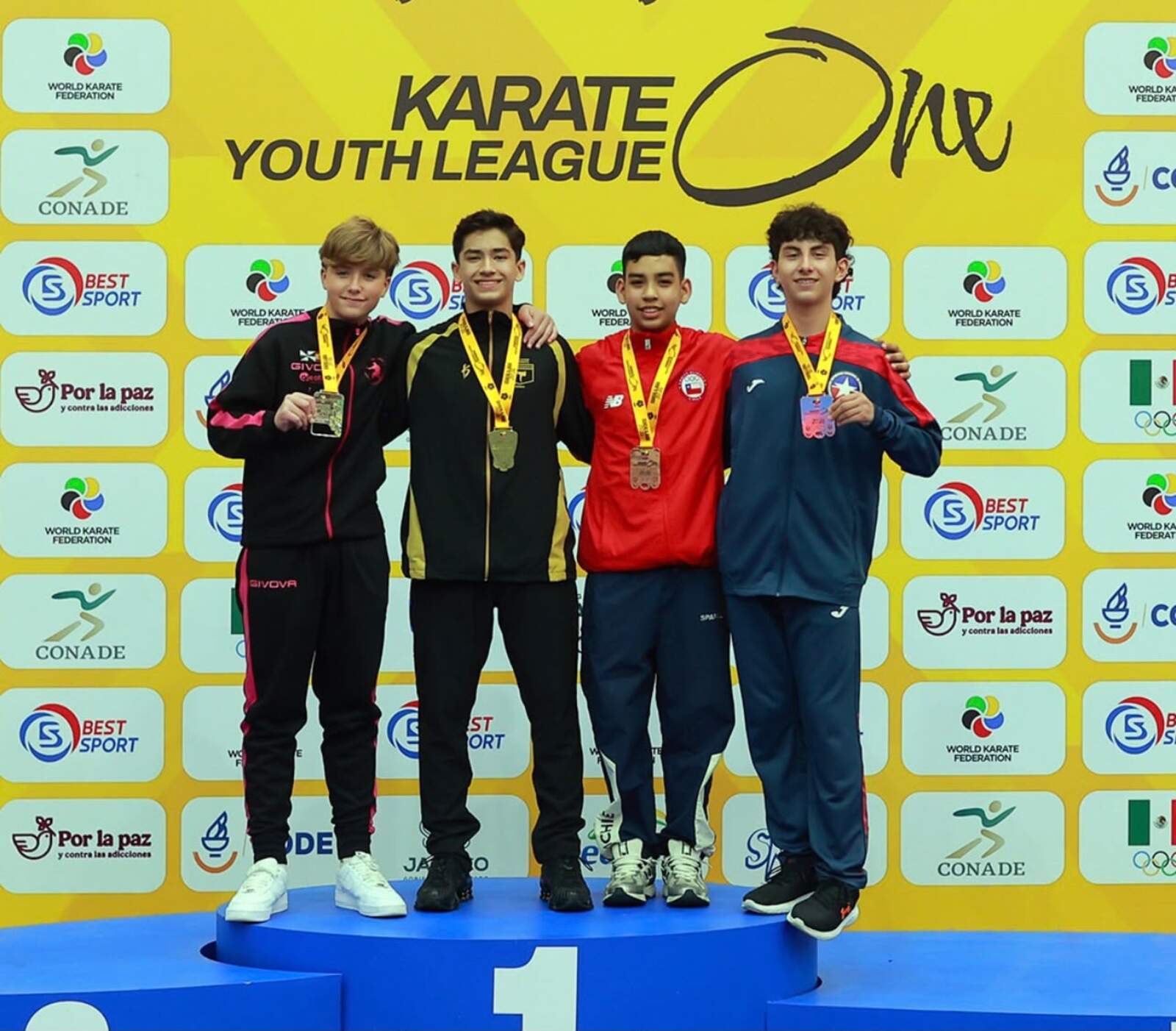 Plata y bronce para Ceuta en la Youth League de México